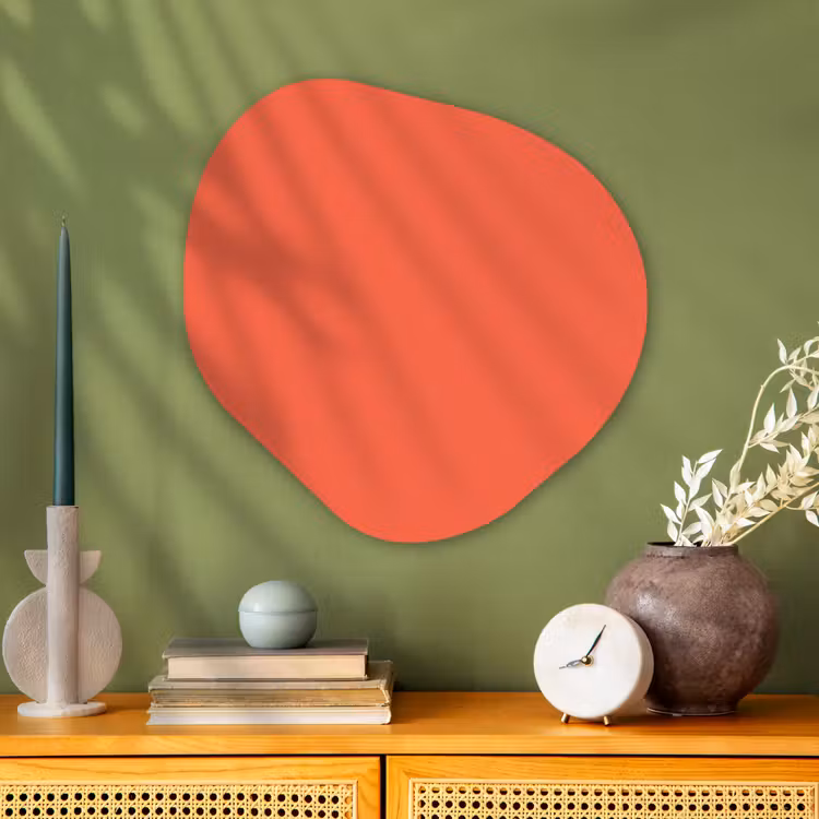 Organische vorm aluminium - Sunset - Salmon - Oranje — 2