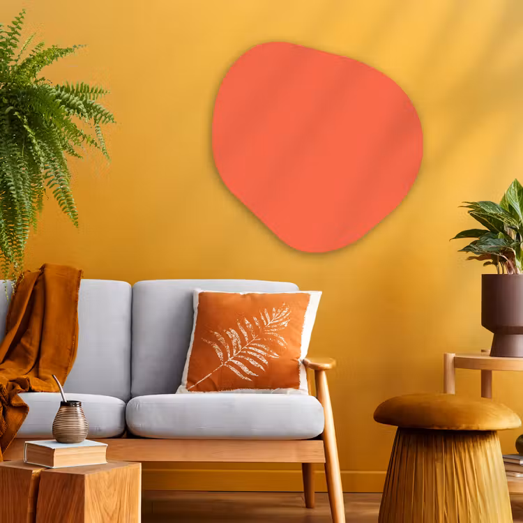 Organische vorm aluminium - Sunset - Salmon - Oranje — 3