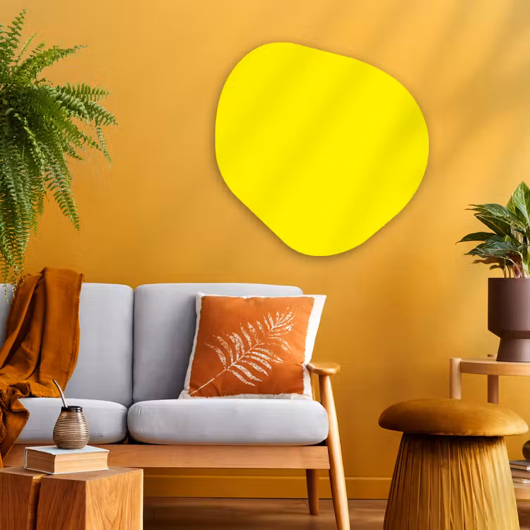 Organische vorm aluminium - Sunshine - Glow - Geel — 3