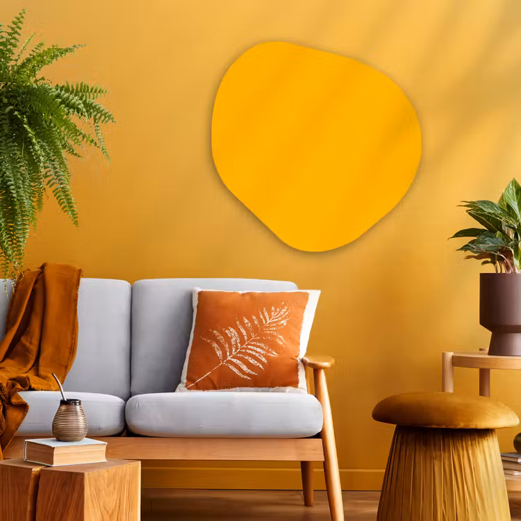 Organische vorm aluminium - Vivid - Amber - Geel — 3