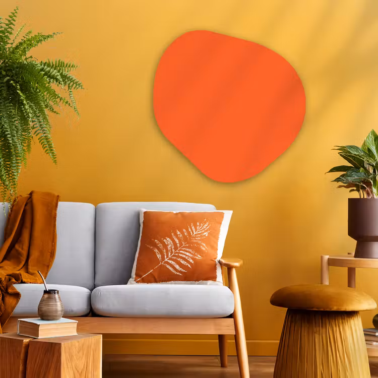 Organische vorm aluminium - Vivid - Amber - Oranje — 3
