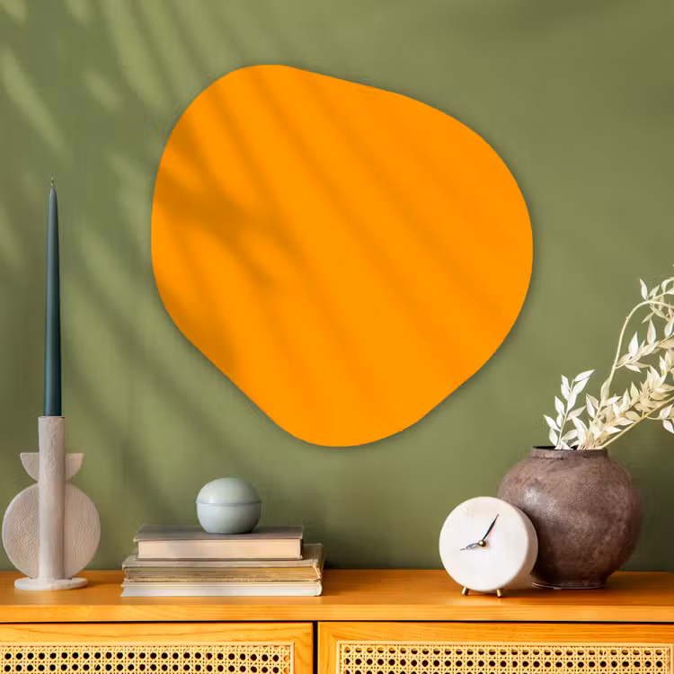Organische vorm aluminium - Warm - Ochre - Oranje — 2
