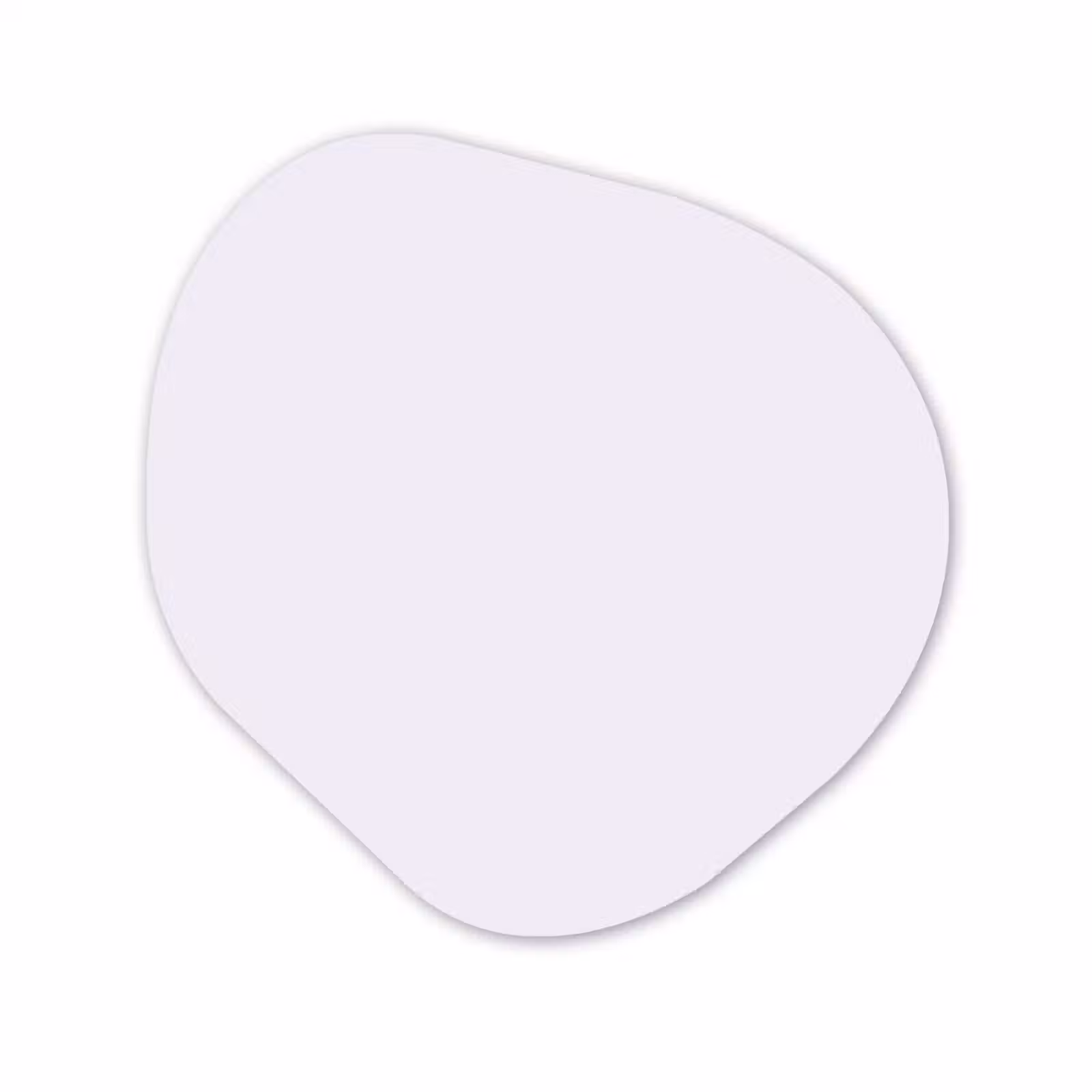 Organische vorm aluminium - Lilac - Luxe - Paars — 1