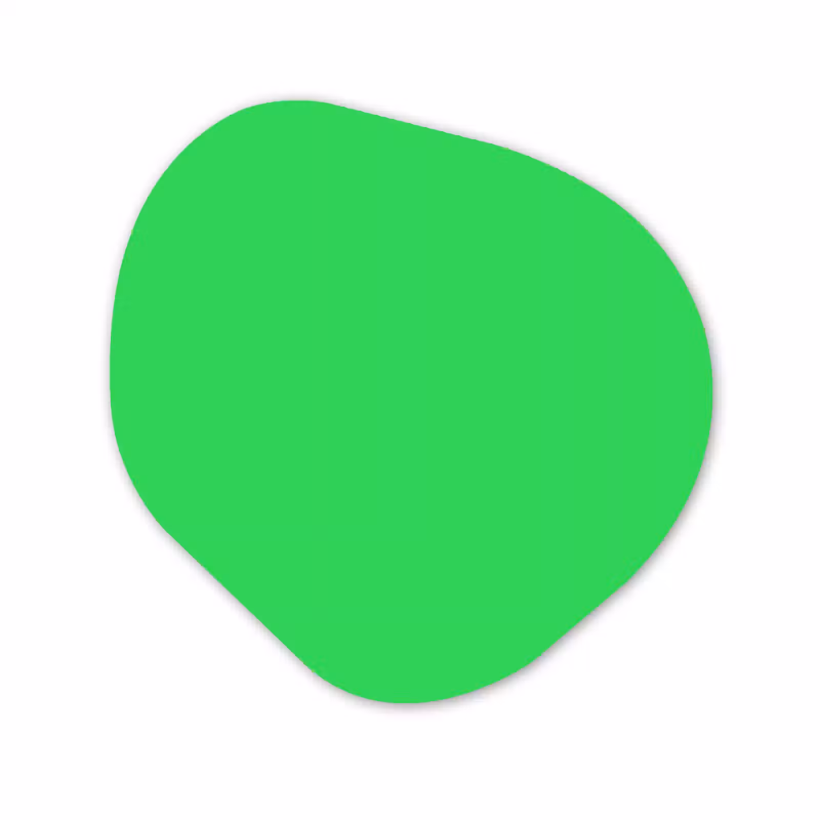 Organische vorm aluminium - Mint - Green - Groen — 1