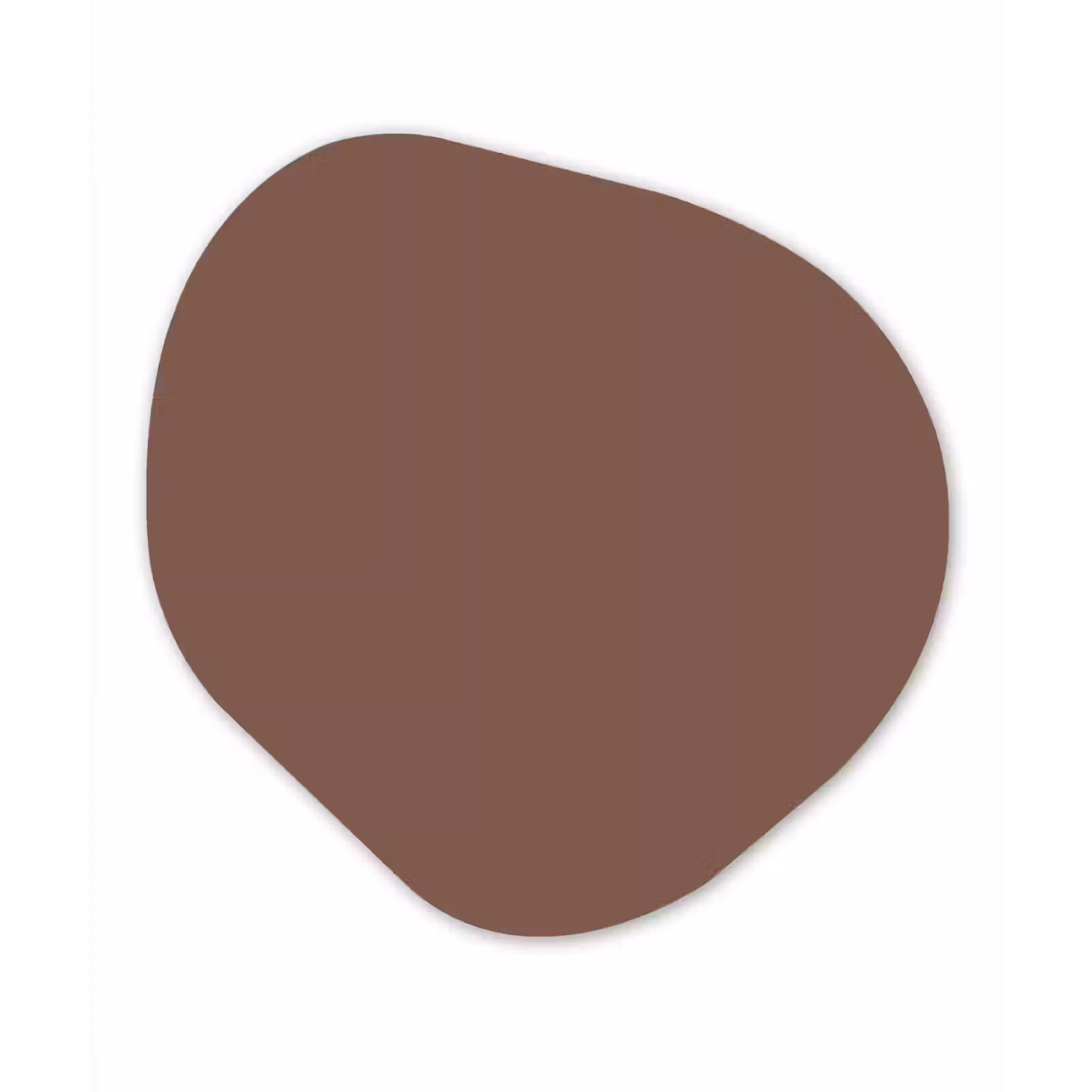 Organische vorm aluminium - Muted - Chestnut - Bruin — 1