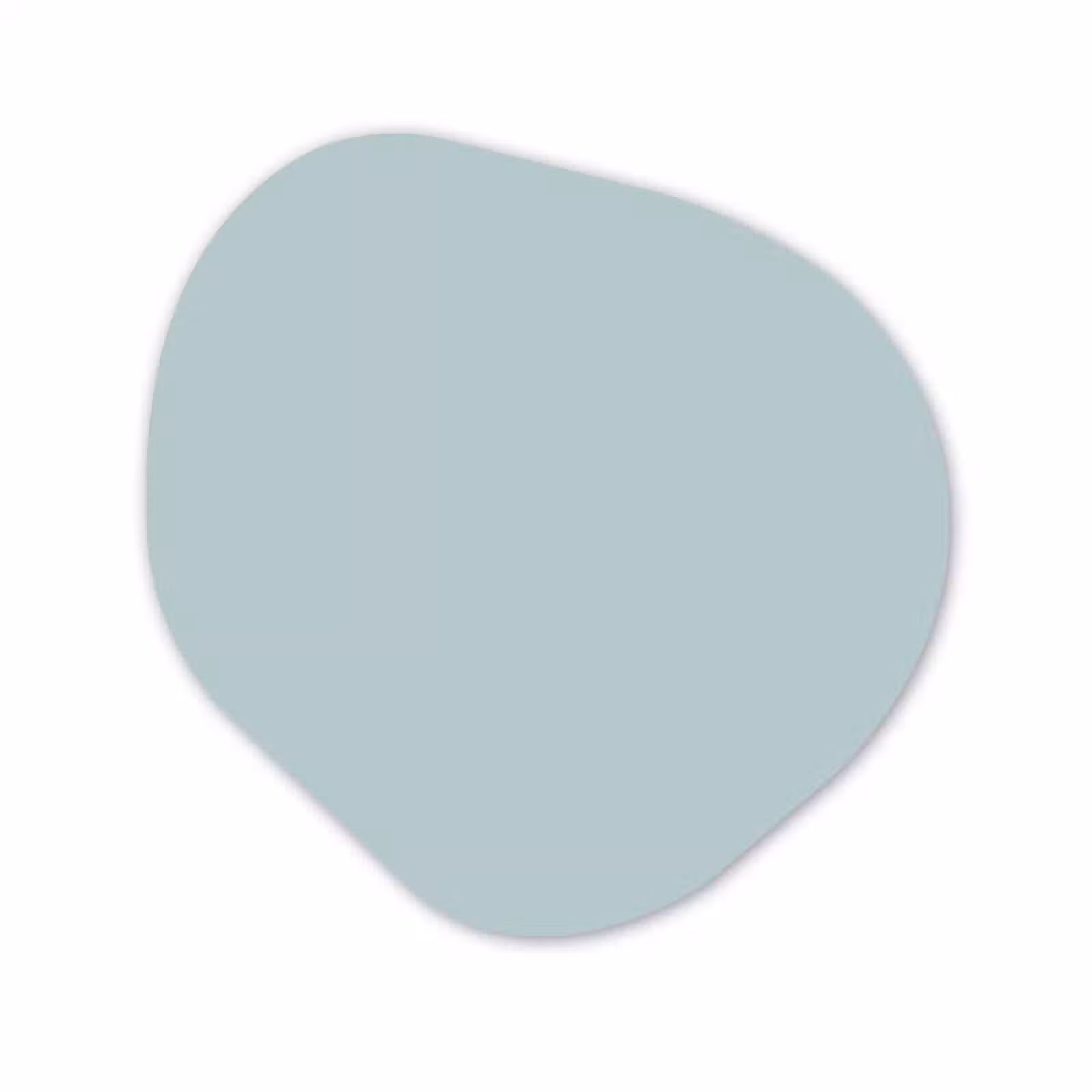 Organische vorm aluminium - Slate - Blue - Blauw — 1