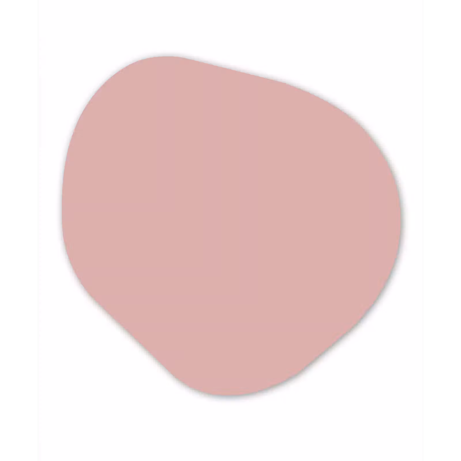 Organische vorm aluminium - Soft - Blush - Roze — 1