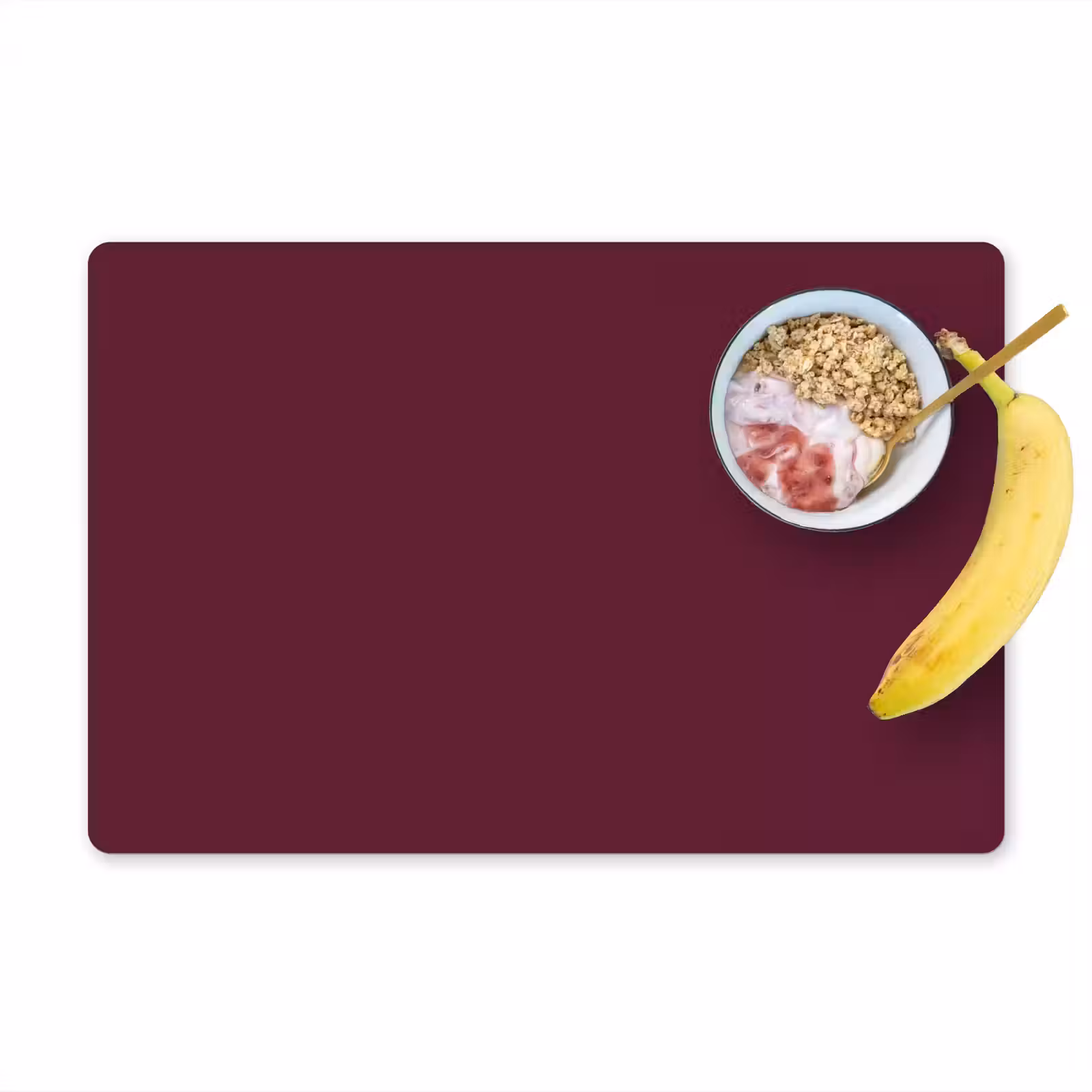 Placemat - 6 stuks - Deep - Plum - Paars — 1