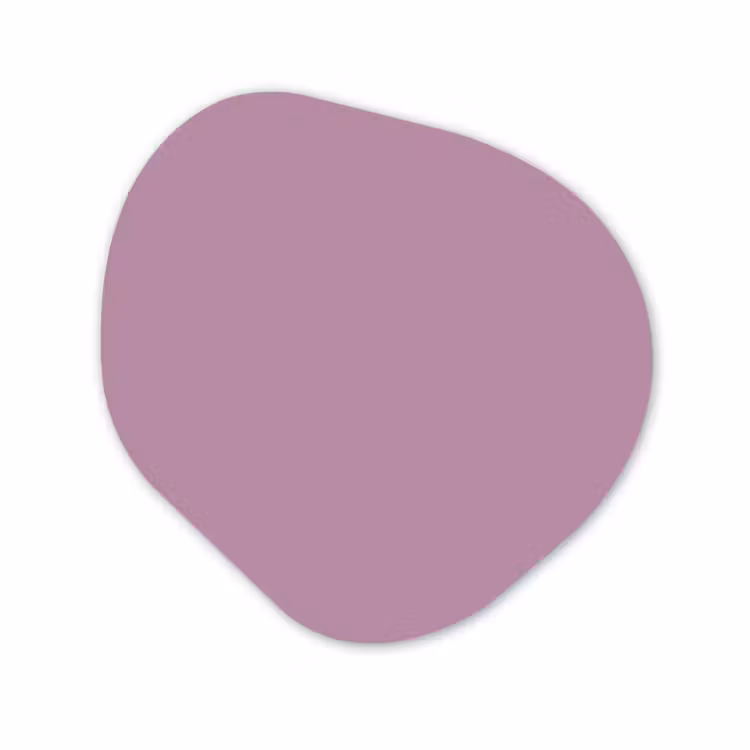 Organische vorm aluminium - Lilac - Paars - Mauve — 1