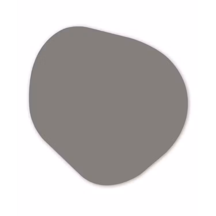 Organische vorm aluminium - Mineral - Grey - Grijs — 1