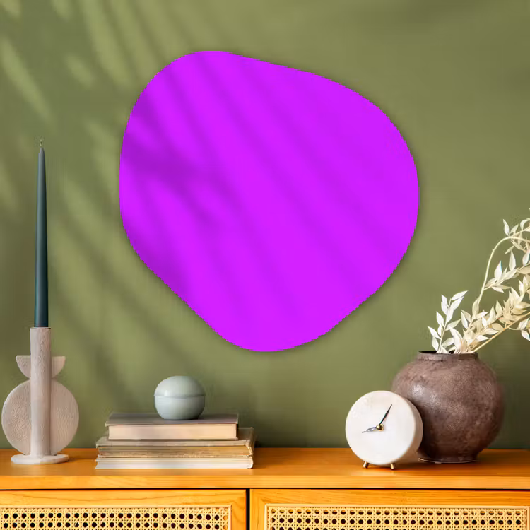 Organische vorm aluminium - Neon - Orchid - Paars — 2