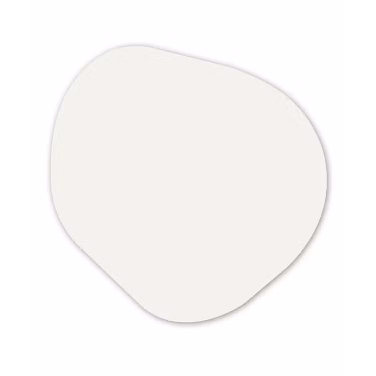 Organische vorm aluminium - Pure - Alabaster - Wit — 1