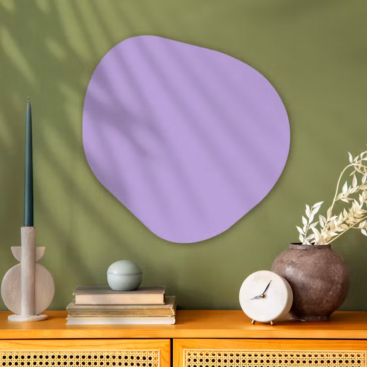 Organische vorm aluminium - Soft - Lavender - Paars — 2