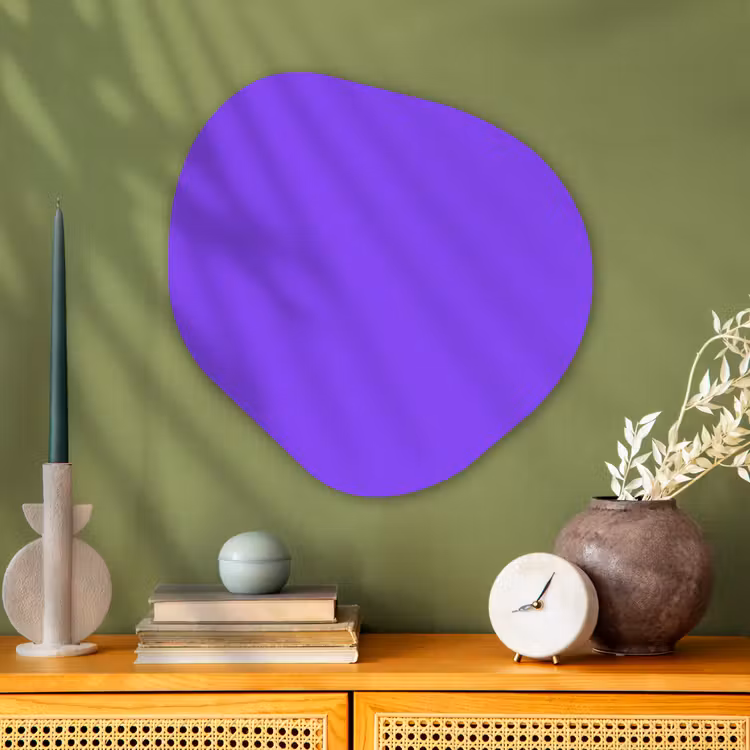 Organische vorm aluminium - Vivid - Violet - Paars — 2