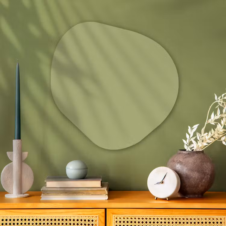 Organische vorm aluminium - Whispering - Sage - Groen — 2