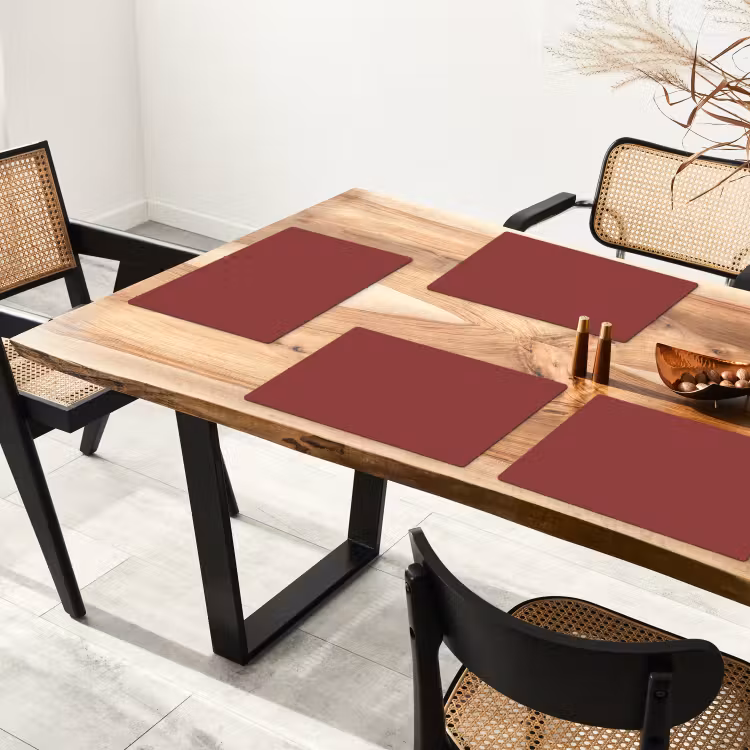 Placemat - 6 stuks - Barn - Antique - Rood — 5