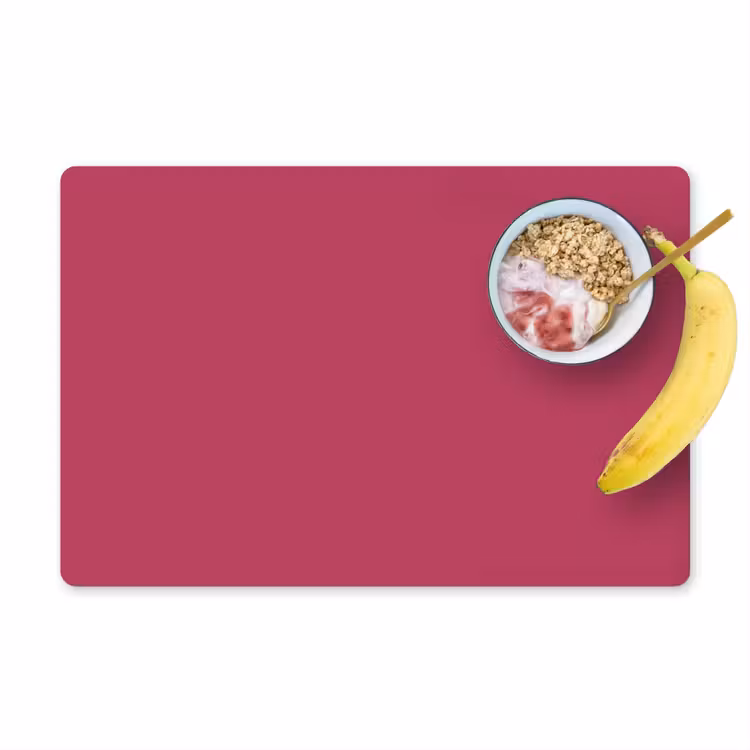 Placemat - 6 stuks - Deep - Berry - Rood — 1