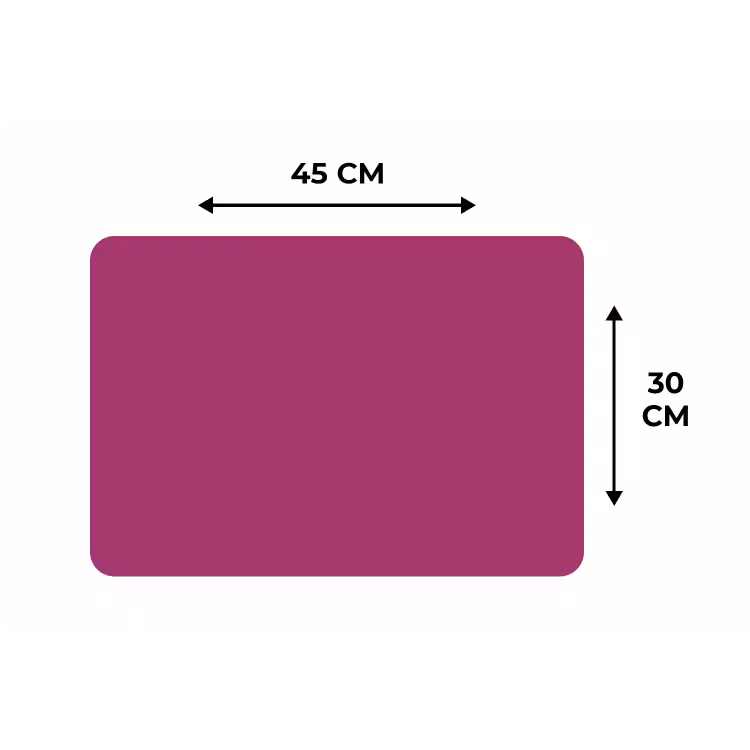 Placemat - 6 stuks - Deep - Magenta - Paars — 3