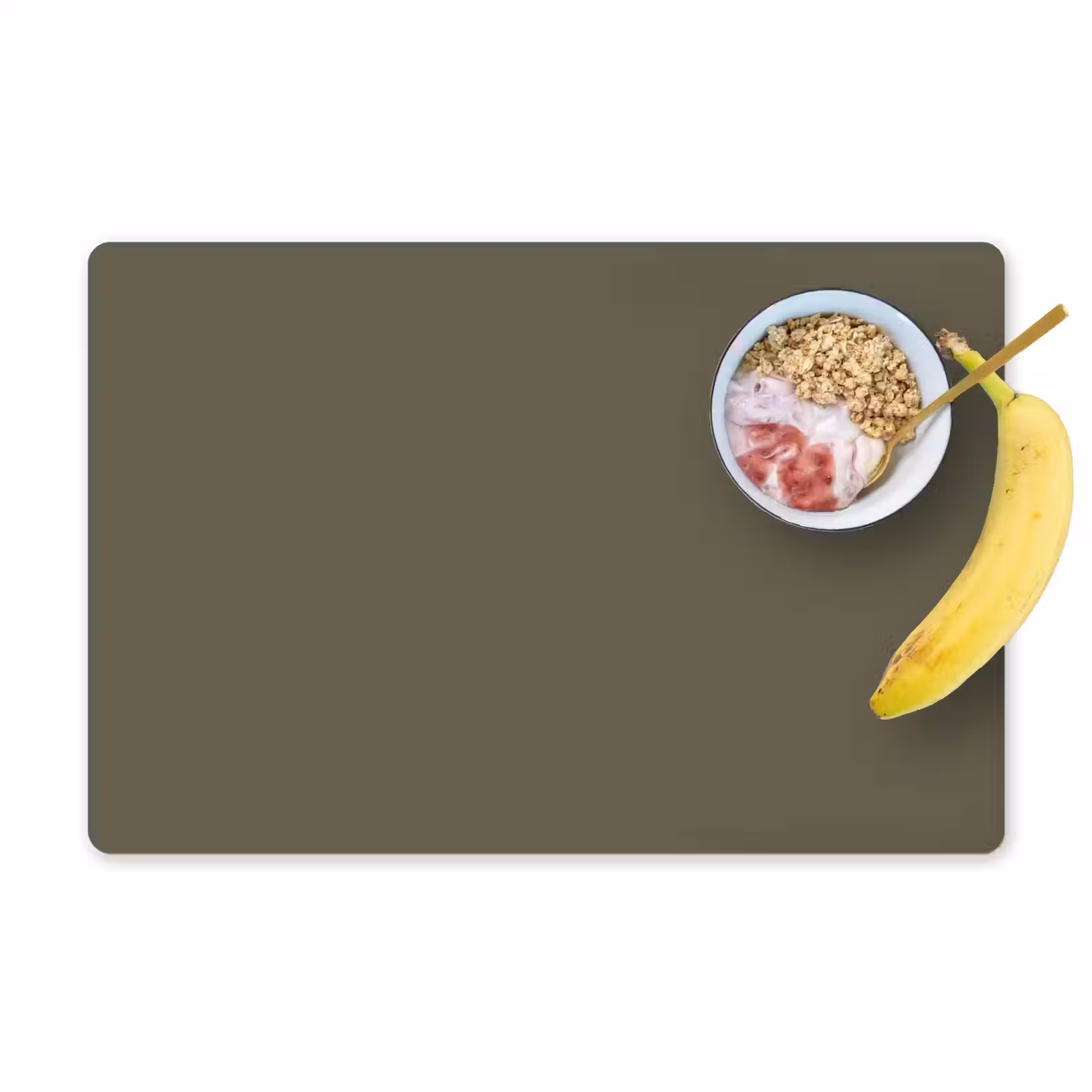 Placemat - 6 stuks - Deep - Khaki - Groen — 1