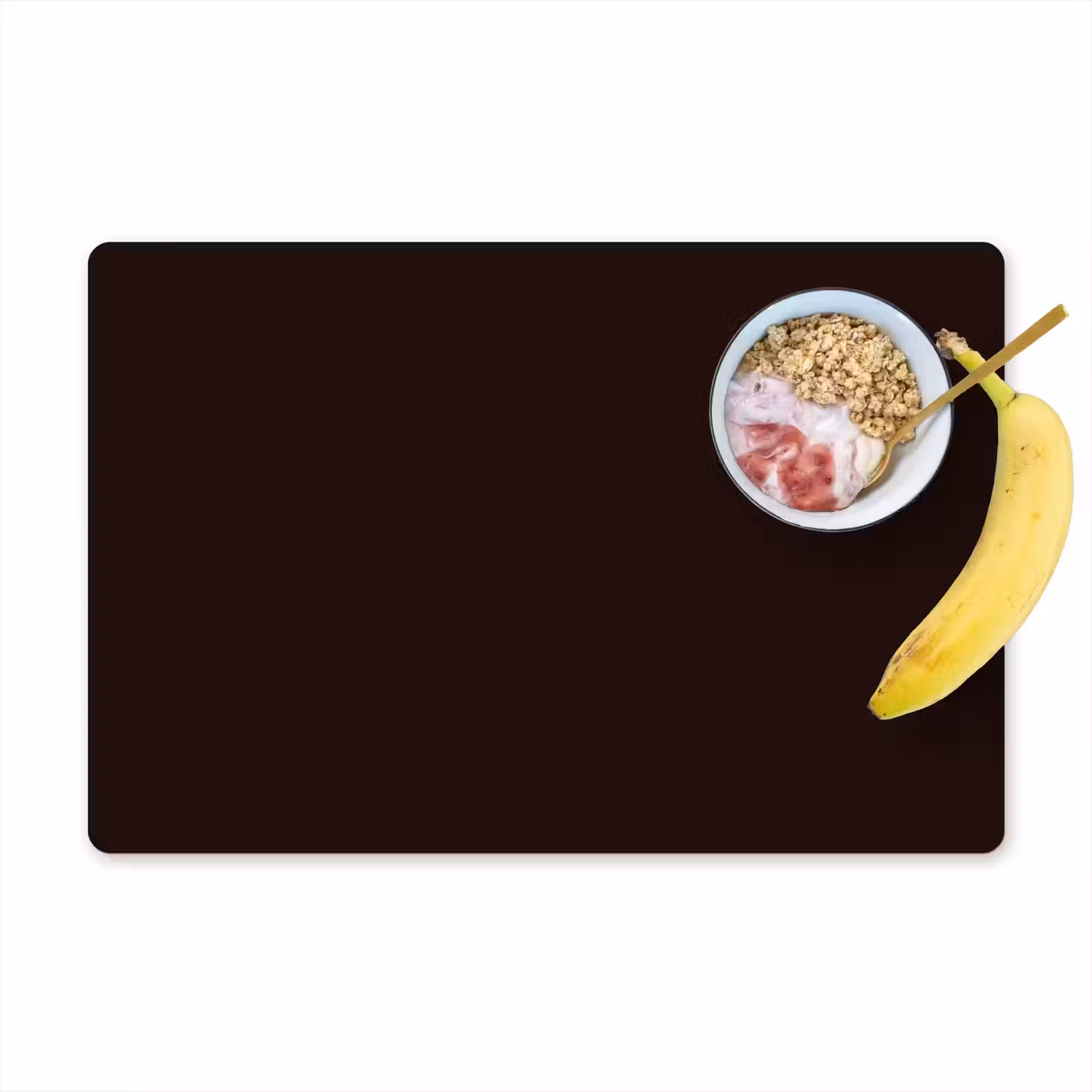 Placemat - 6 stuks - Deep - Obsidian - Bruin — 1