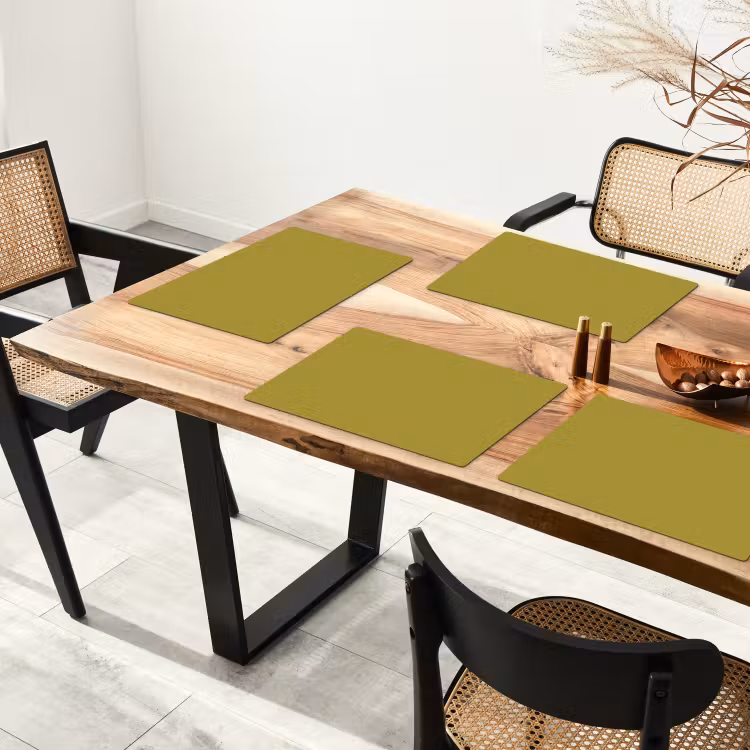 Placemat - 6 stuks - Antique - Moss - Groen — 5