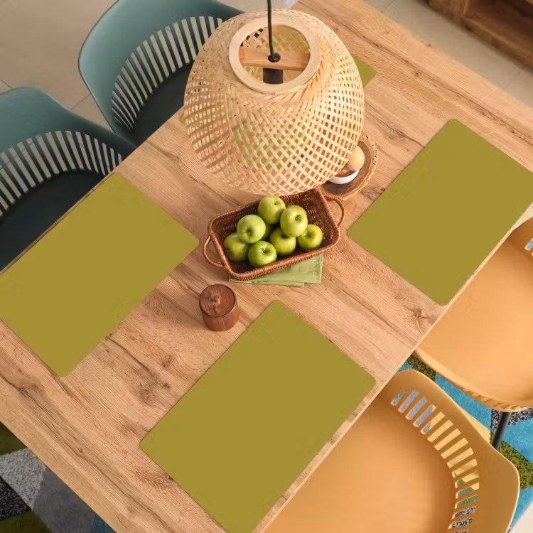Placemat - 6 stuks - Antique - Moss - Groen — 6