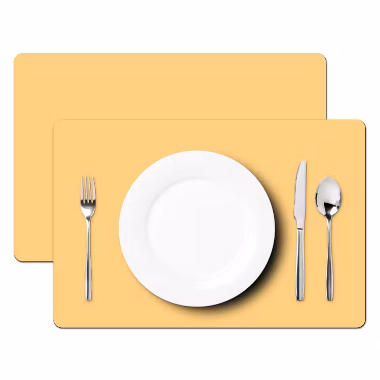 Placemat - 6 stuks - Apricot - Ice - Oranje — 2