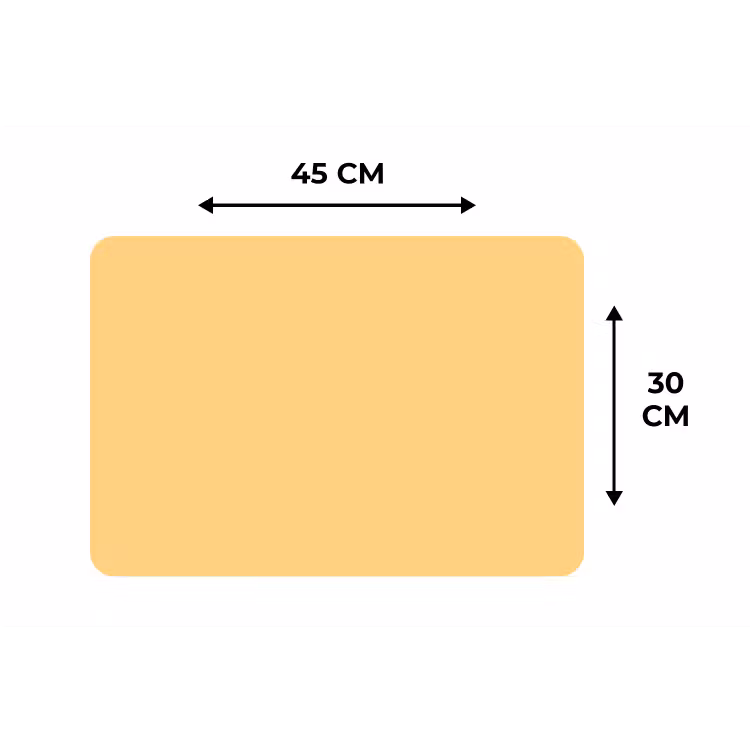 Placemat - 6 stuks - Apricot - Ice - Oranje — 3