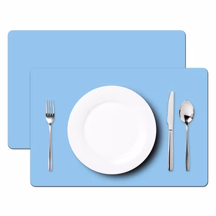 Placemat - 6 stuks - Baby - Blue - Blauw — 2