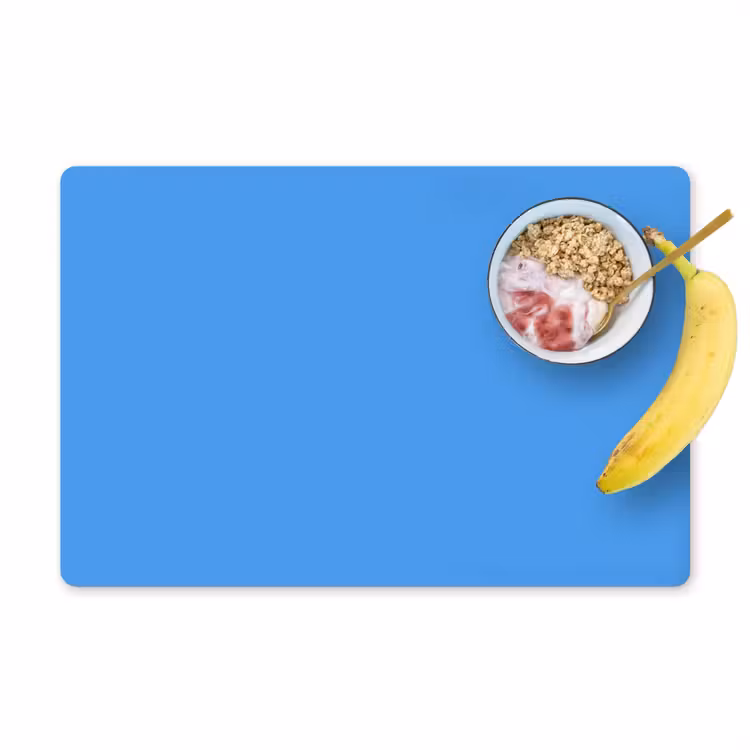 Placemat - 6 stuks - Bright - Azure - Blauw — 1