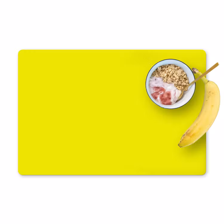 Placemat - 6 stuks - Bright - Canary - Geel — 1