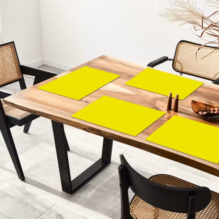 Placemat - 6 stuks - Bright - Canary - Geel — 5