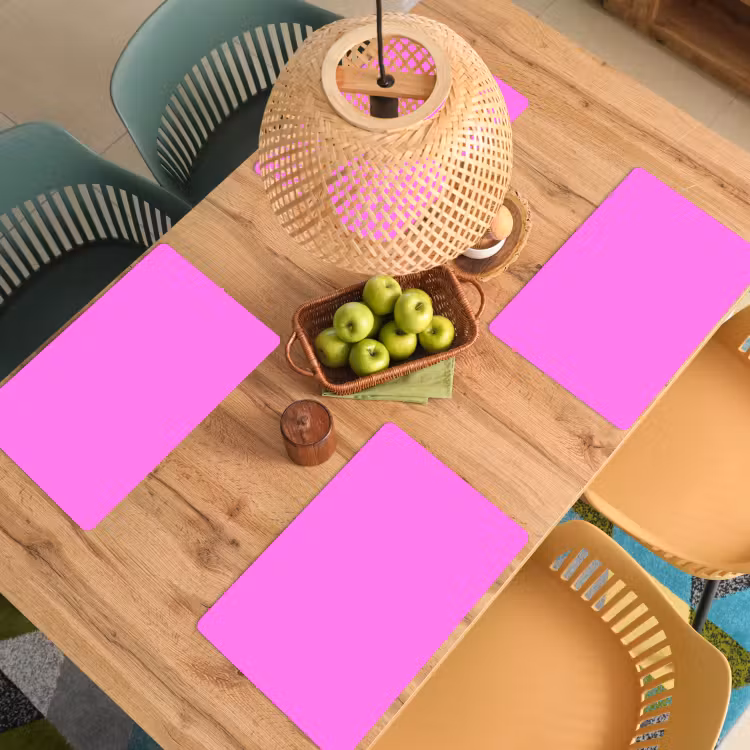 Placemat - 6 stuks - Bright - Orchid - Roze — 6