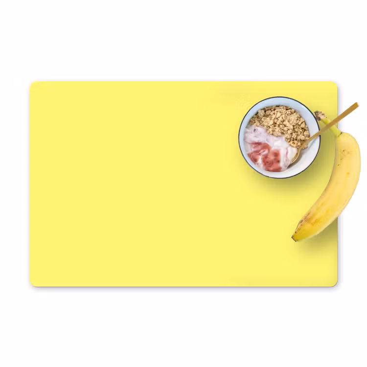 Placemat - 6 stuks - Buttery - Beige - Geel — 1