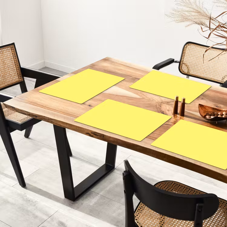 Placemat - 6 stuks - Buttery - Beige - Geel — 5