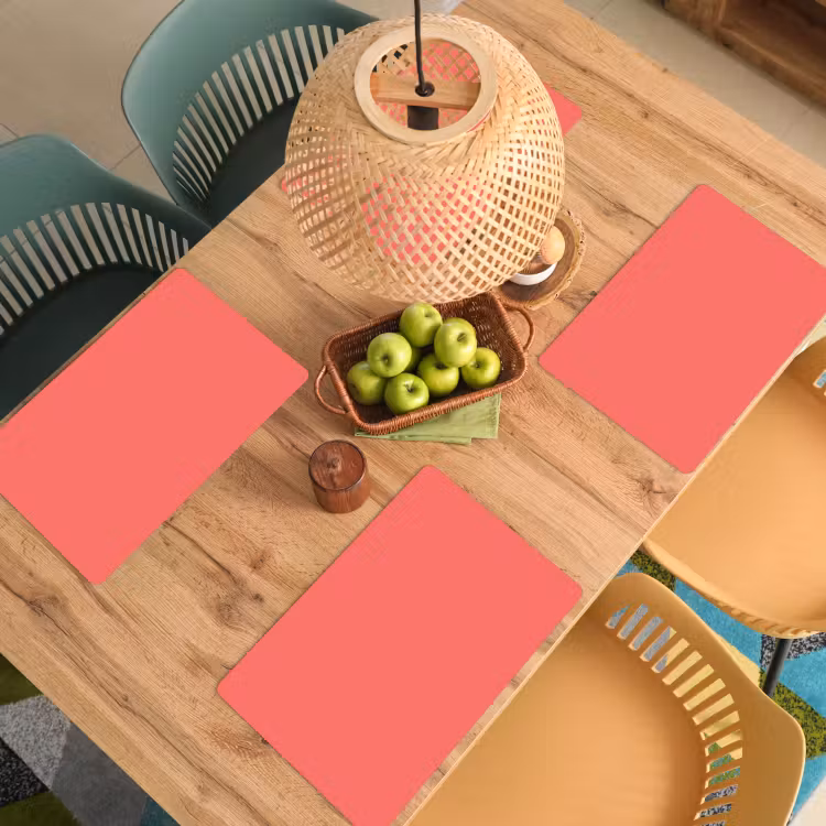 Placemat - 6 stuks - Coral - Punch - Koraal — 6