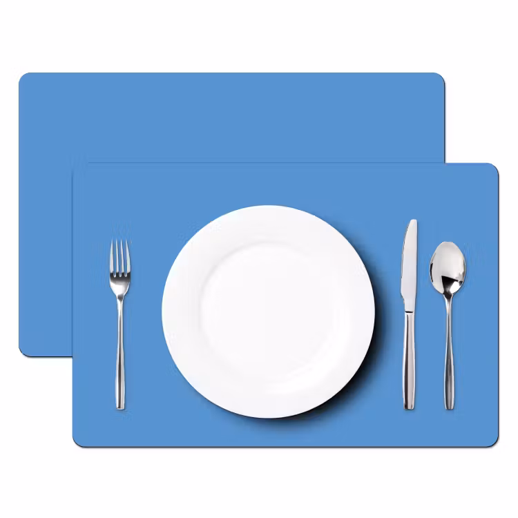 Placemat - 6 stuks - Cornflower - Blue - Blauw — 2
