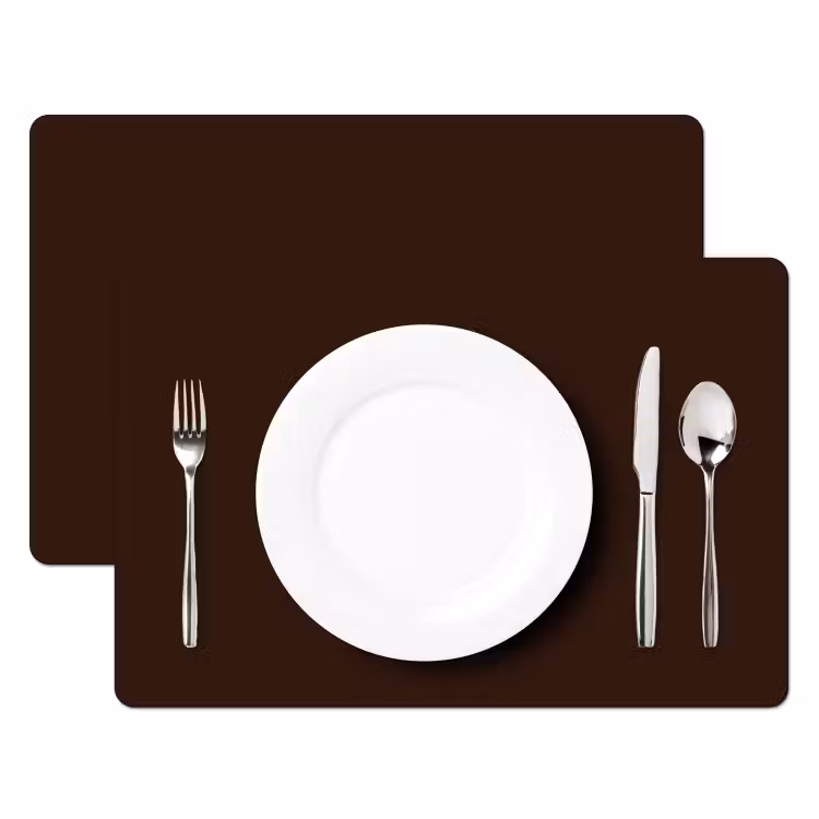Placemat - 6 stuks - Dark - Chocolate - Bruin — 2