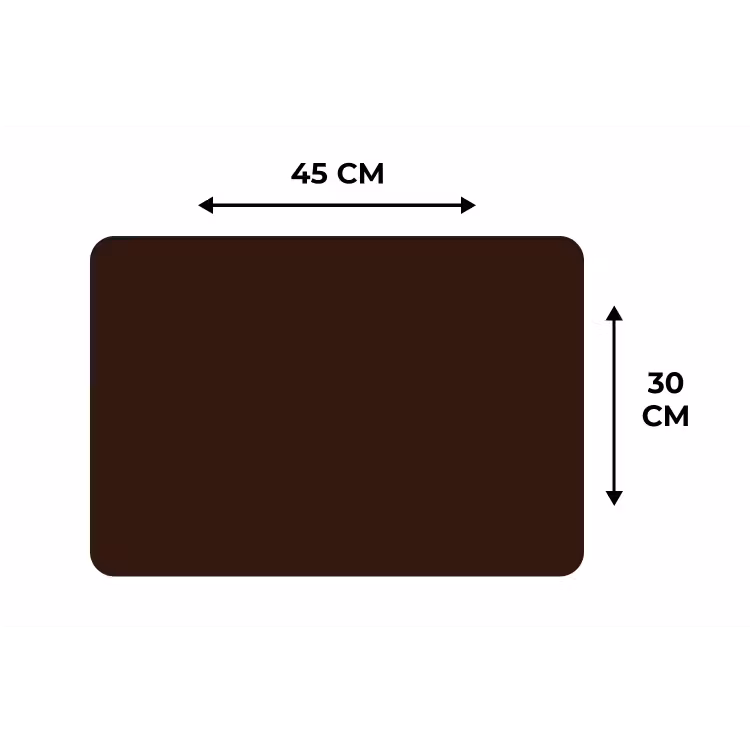 Placemat - 6 stuks - Dark - Chocolate - Bruin — 3