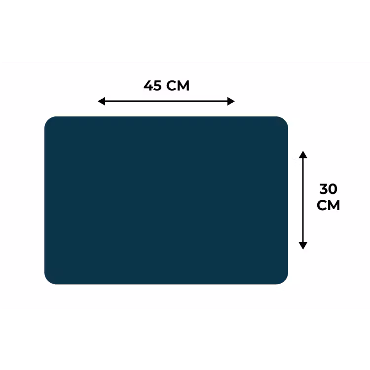 Placemat - 6 stuks - Dark - Indigo - Blauw — 3