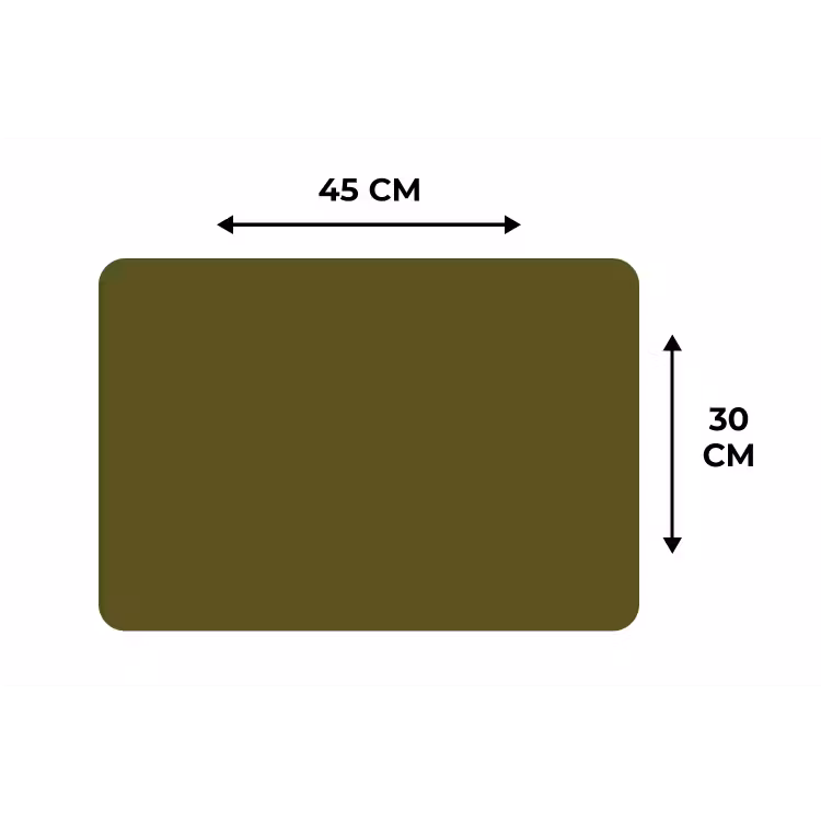 Placemat - 6 stuks - Dark - Olive - Groen — 3