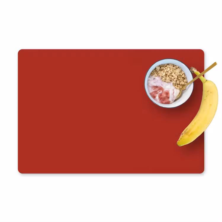 Placemat - 6 stuks - Deep - Crimson - Rood — 1