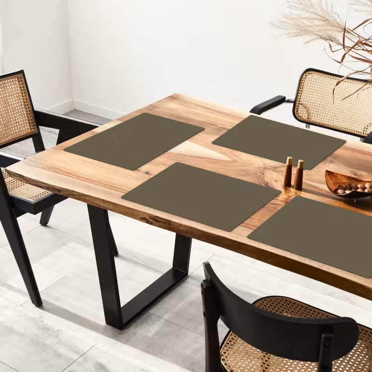 Placemat - 6 stuks - Deep - Khaki - Groen — 5