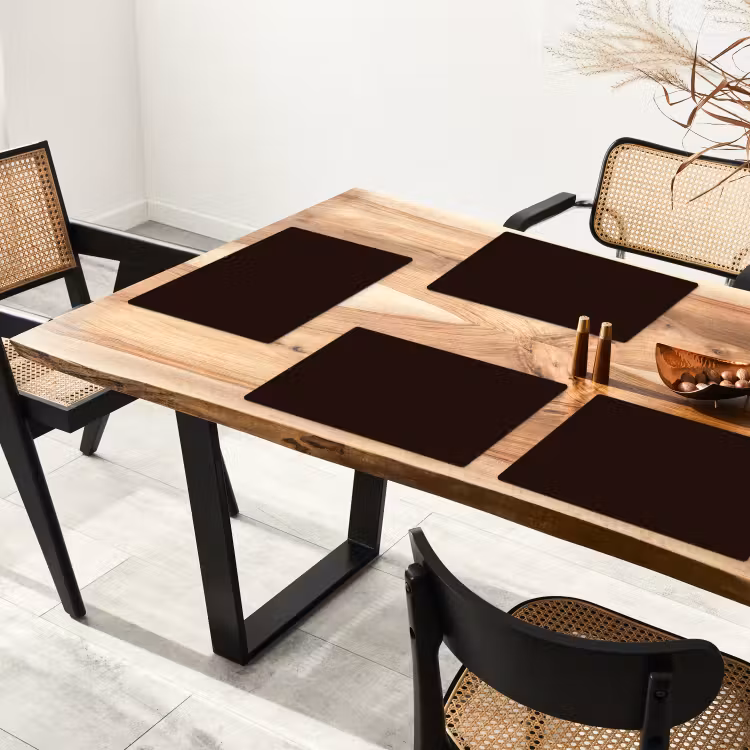 Placemat - 6 stuks - Deep - Obsidian - Bruin — 5