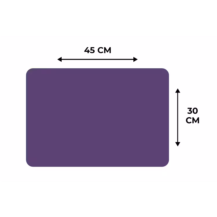 Placemat - 6 stuks - Deep - Plum - Paars — 3