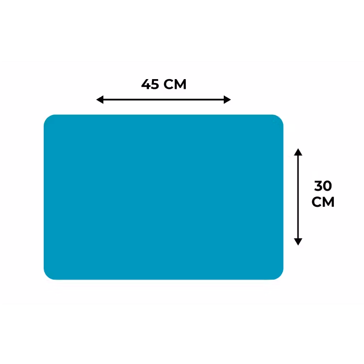 Placemat - 6 stuks - Deep - Turquoise - Turkoois — 3