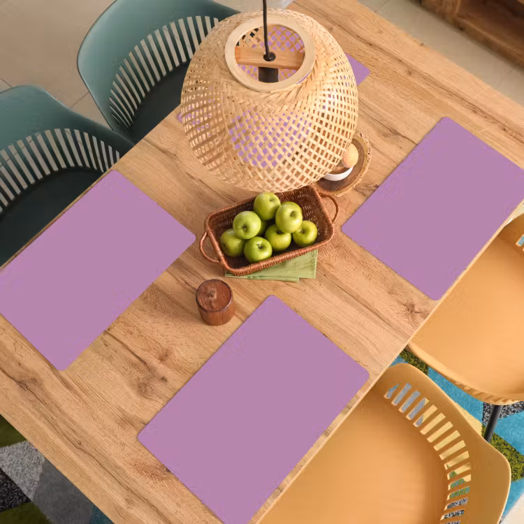 Placemat - 6 stuks - Antique - Orchid - Paars — 6