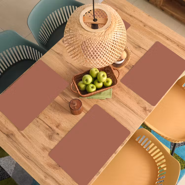 Placemat - 6 stuks - Baked - Earth - Oranje — 6
