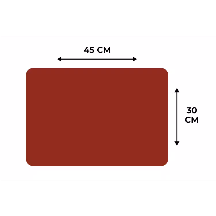 Placemat - 6 stuks - Burnt - Copper - Rood — 3