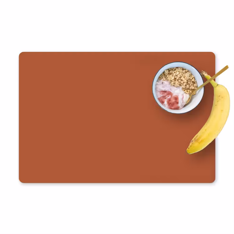 Placemat - 6 stuks - Burnt - Sienna - Oranje — 1